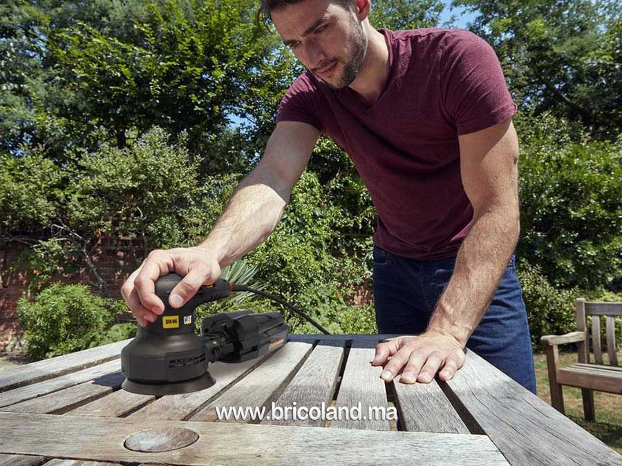 Ponceuse excentrique 400W 125mm - DX461 - CATERPILLAR-16274