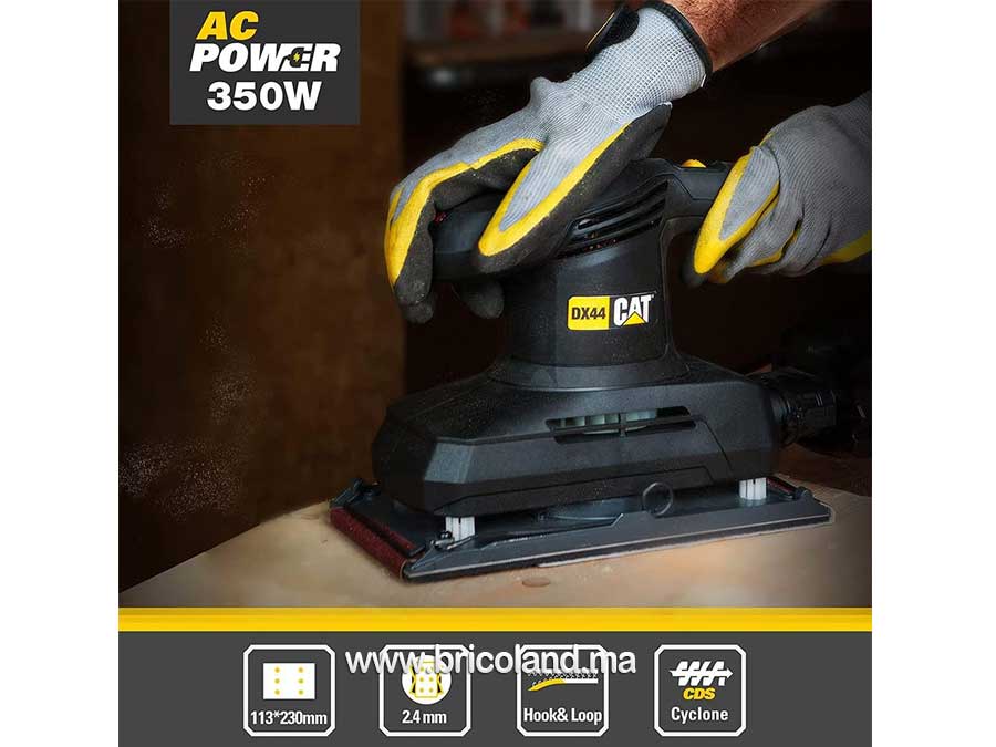 Ponceuse vibrante 350W - DX44 - CATERPILLAR-16261