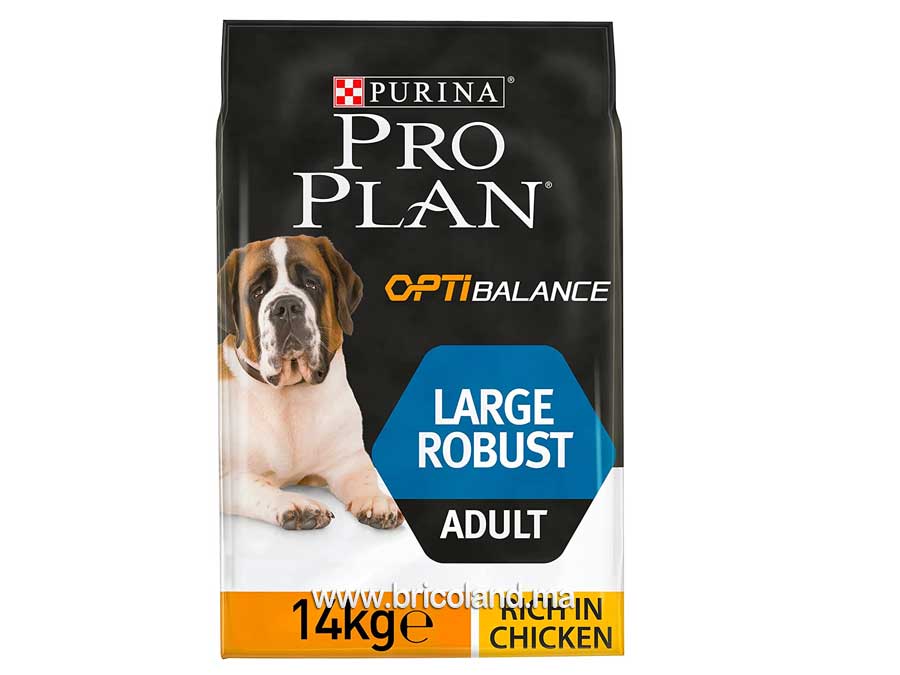 Croquettes pour chien Robust adulte Taille Large - Poulet - 14kg - PRO PLAN-0