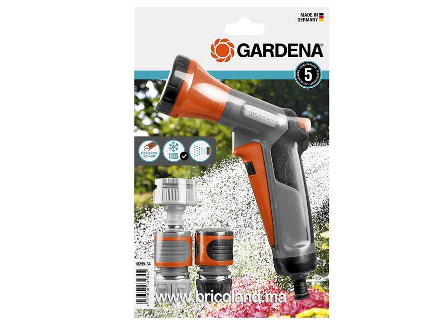 Kit Pistolet d'arrosage Classic + raccords d'arrosage - Gardena-16352