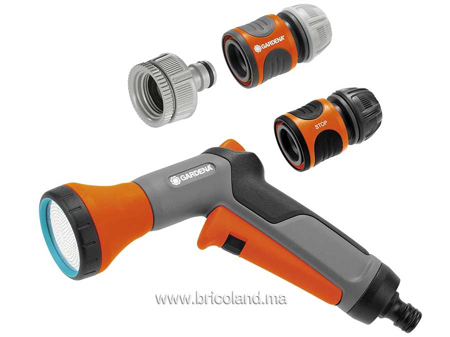 Kit Pistolet d'arrosage Classic + raccords d'arrosage - Gardena-16351