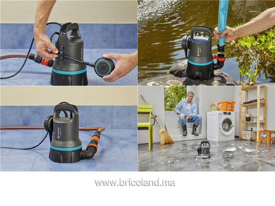 Pompes d‘évacuation pour eaux claires 9000 - Gardena -16292