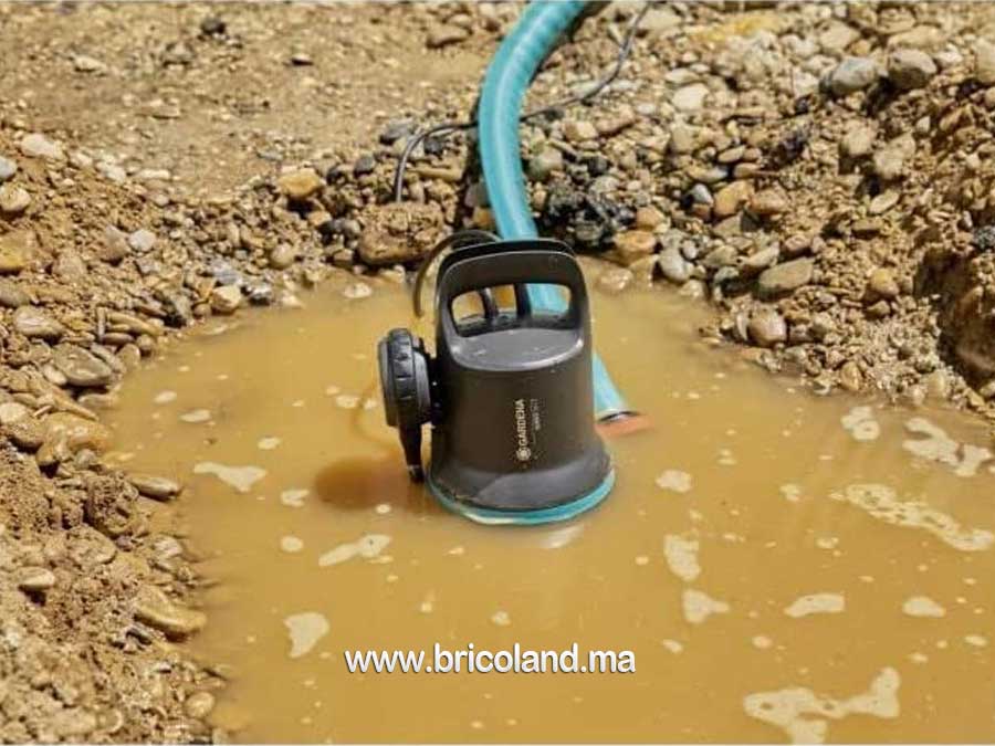 Pompe d'évacuation pour eaux chargées 9000 - GARDENA-16301