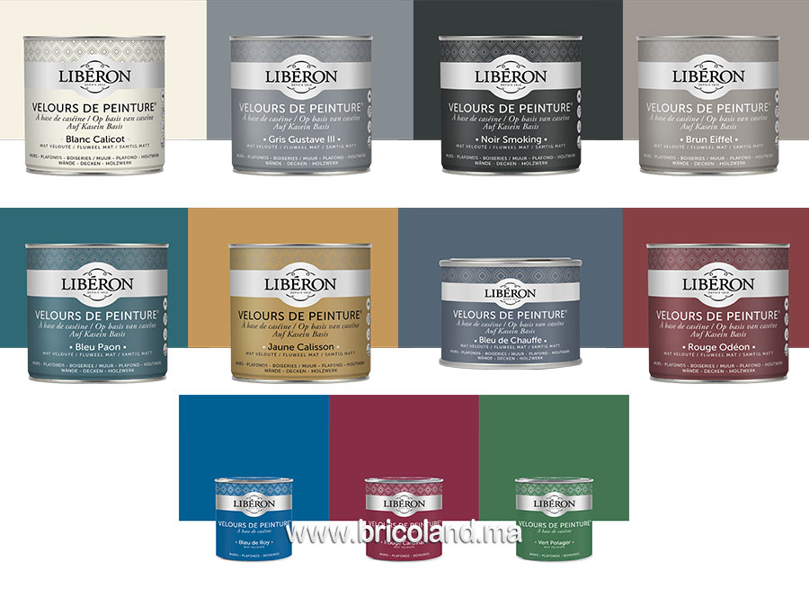 Peinture effet Velours 0.5L - Libéron-16473