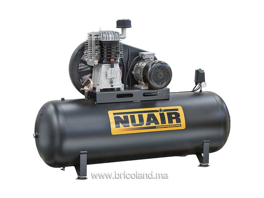 Compresseur d'air 7,5 HP. 500 litres Courroie - NUAIR-0