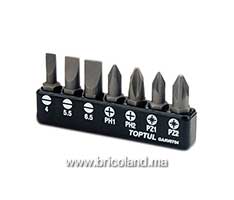 Jeu d'embouts de vissage PLAT+PH+PZ GAAV0704 - TOPTUL-thumbnail