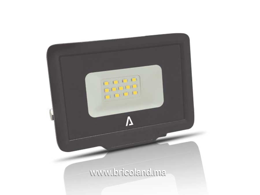 Projecteur LED SLIM SMD 30W IP65 2550LM NOIR - VITO-0