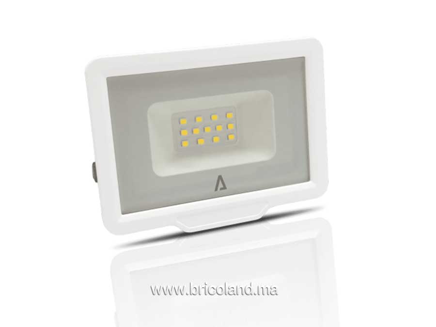 Projecteur LED SLIM SMD 10W IP65 5000K BLANC 800LM - VITO-0