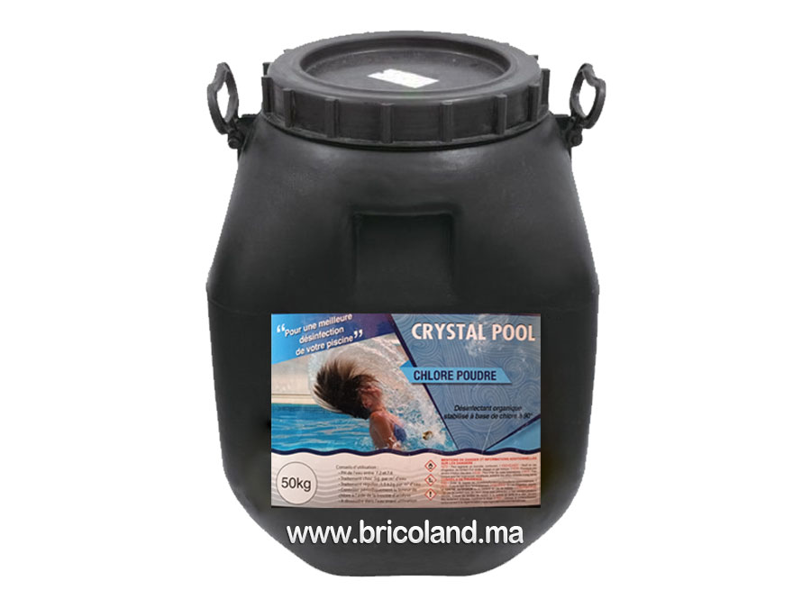 Chlore en poudre 90% 50 Kg - Crystalpool-0