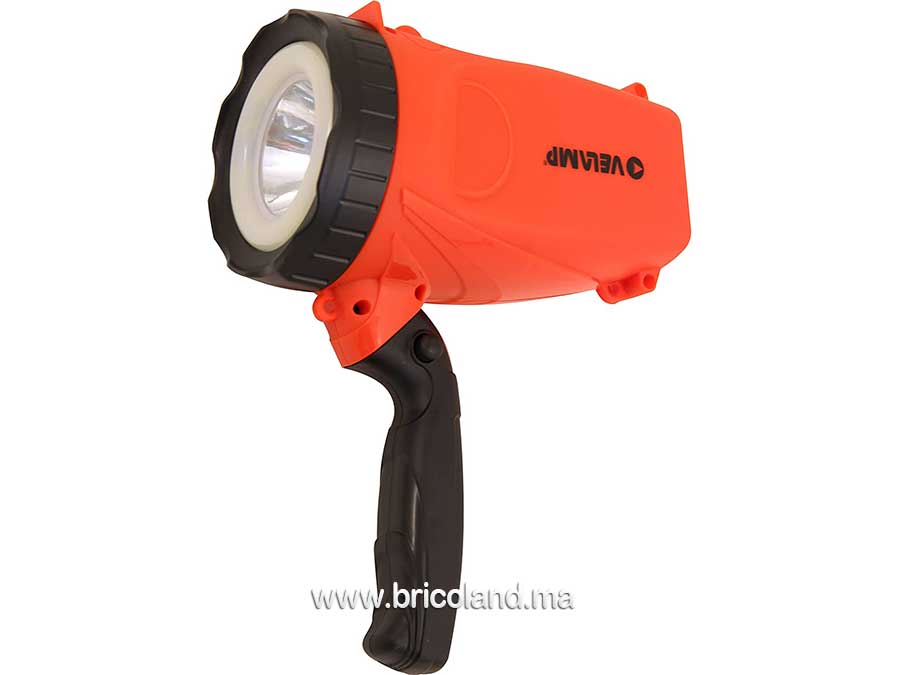 Lampe torche à main rechargeable 5W IR558 Velamp -16814