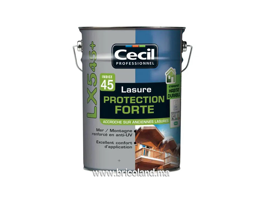 Lasure protection forte LX545+ 1L - Cecil professionnel-0