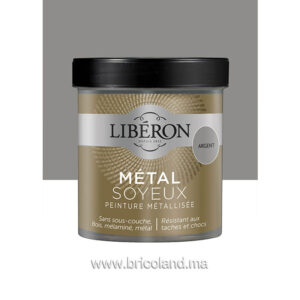 Peinture bois métallisée Métal Soyeux 0.5L - Libéron-0