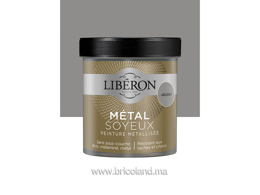 Peinture bois métallisée Métal Soyeux 0.5L - Libéron-0