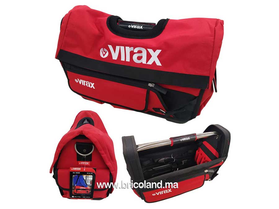 Sac à outils textile vide 56cm 382660 - VIRAX-0