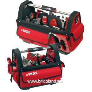Sac à outils textile vide 38cm 382650 - VIRAX-0