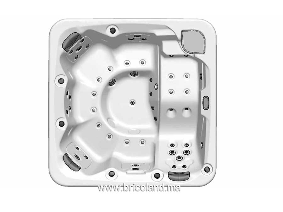 Spa Pulse 6Places Graphite/Blanc-16908