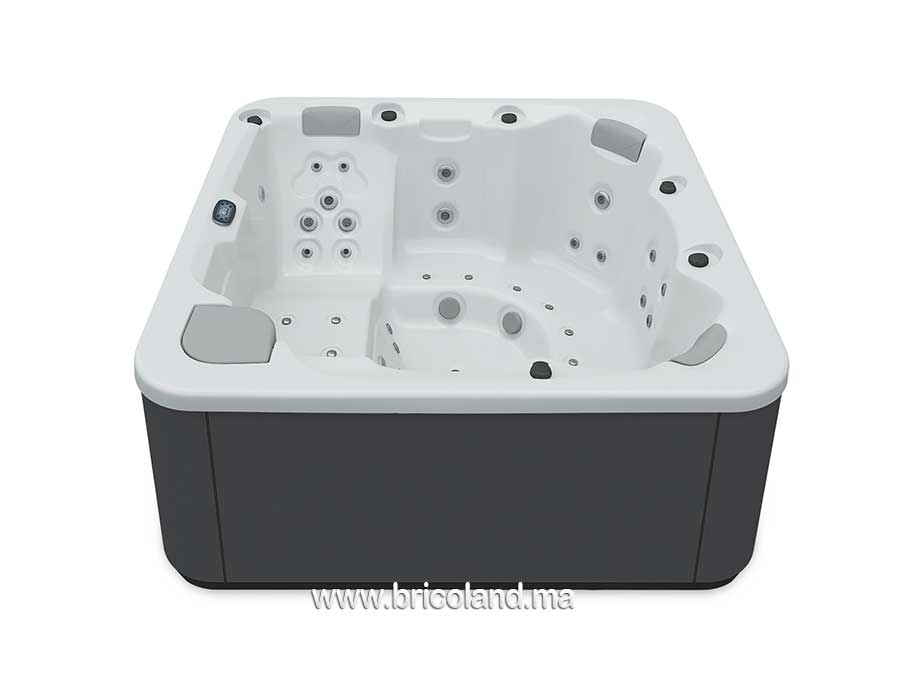 Spa Pulse 6Places Graphite/Blanc-0