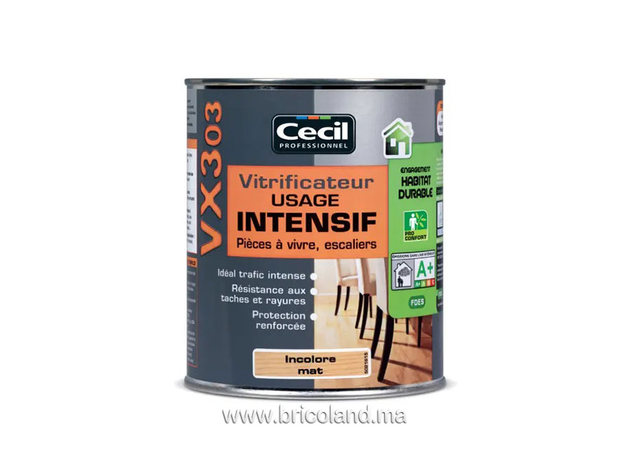 Vitrificateur usage intensif VX303 1L - Cecil professionnel-0