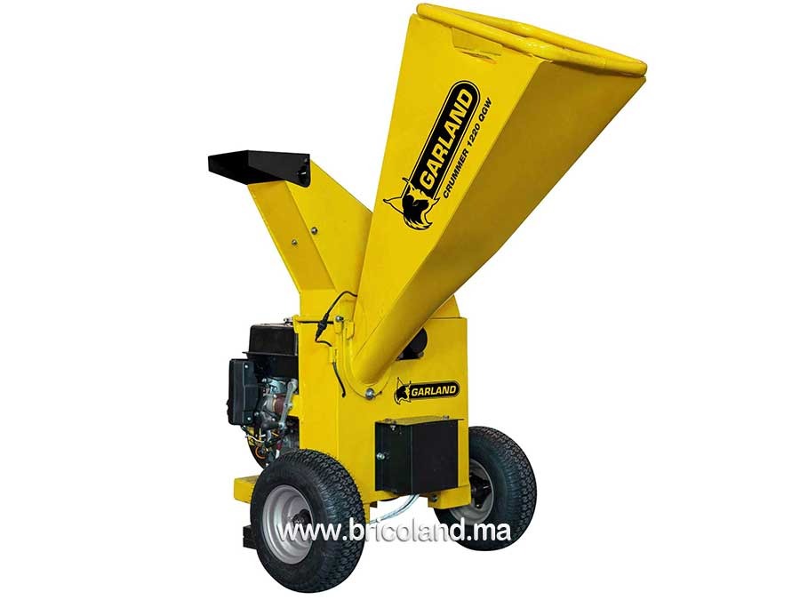 Broyeur de végétaux Thermique 11,7 CV + démarrage électrique 1220 QGW 100mm GARLAND-0
