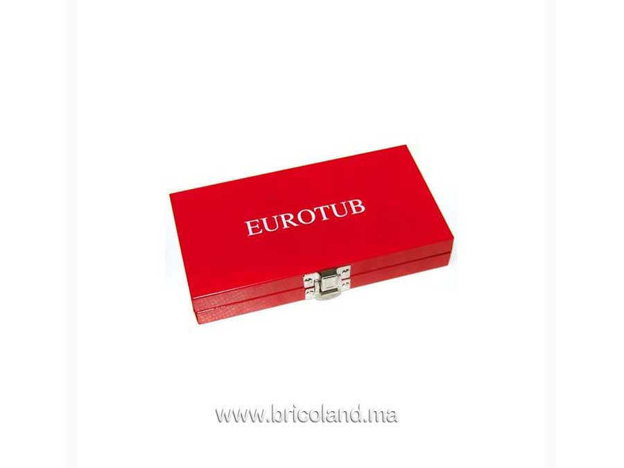 Coffret à douille 1/2" 24pièces EURO32900 - EUROTUB-17319