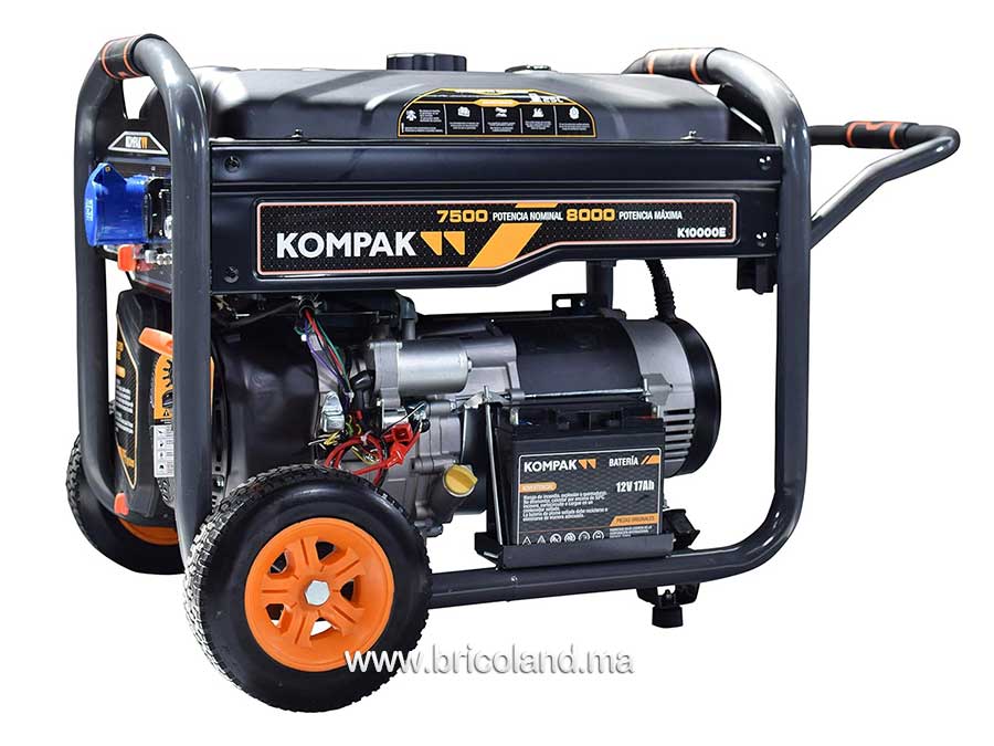 Groupe électrogène essence 10 KVA K10000E - KOMPAK-17301