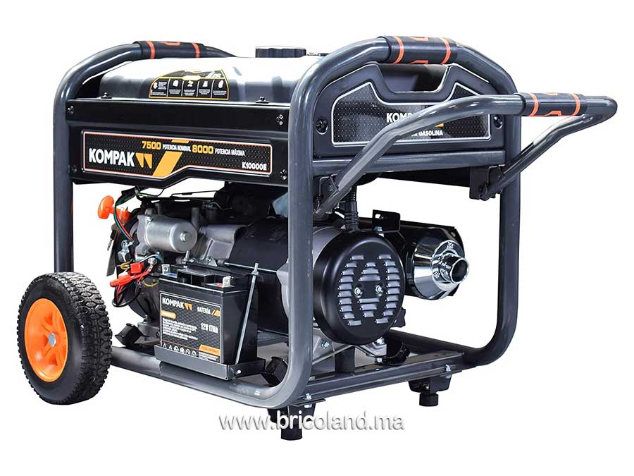 Groupe électrogène essence 10 KVA K10000E - KOMPAK-17302
