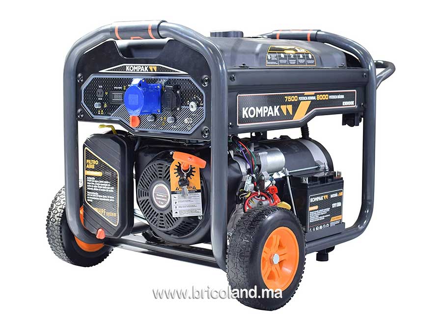 Groupe électrogène essence 10 KVA K10000E - KOMPAK-0