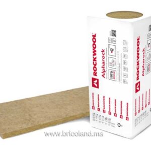Paquet de 8 panneaux isolants Alpharock Kraft 130x60x5cm 6.24m² - 70(kg/m³) - ROCKWOOL-0