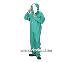 Combinaison chimique PVC verte anti-acide-thumbnail