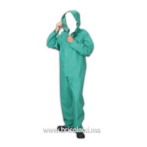 Combinaison chimique PVC verte anti-acide-0