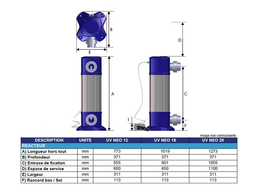 Stérilisateur UV NEO25 - 25 m³/h-17431