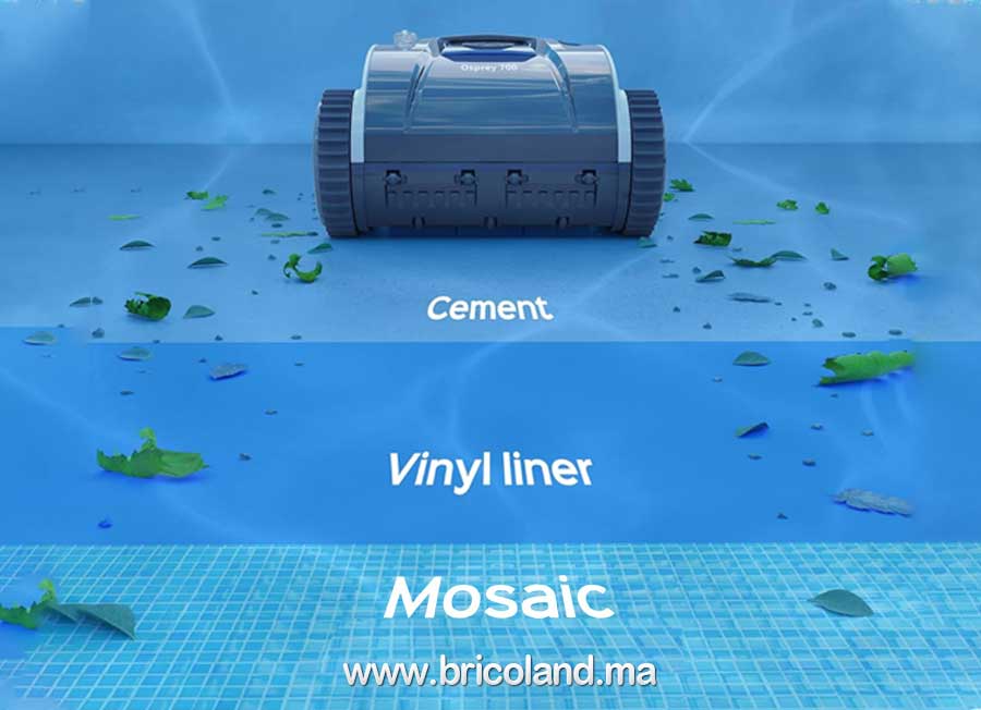 Robot de piscine électrique sans FIl E-TRON I20 - 12 mètres-17497