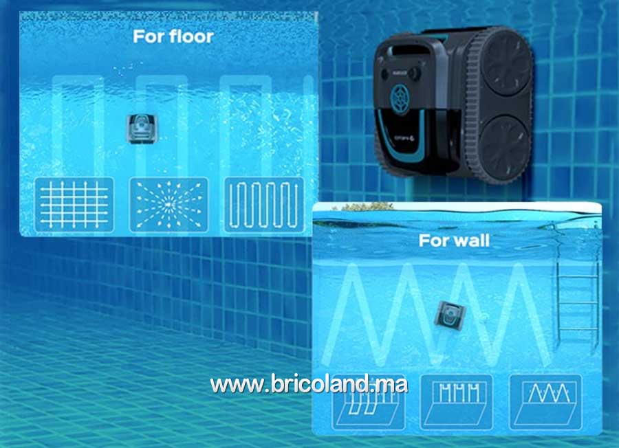 Robot de piscine Rechargeable sans FIl E-TRON I30 - 12 mètres-17502