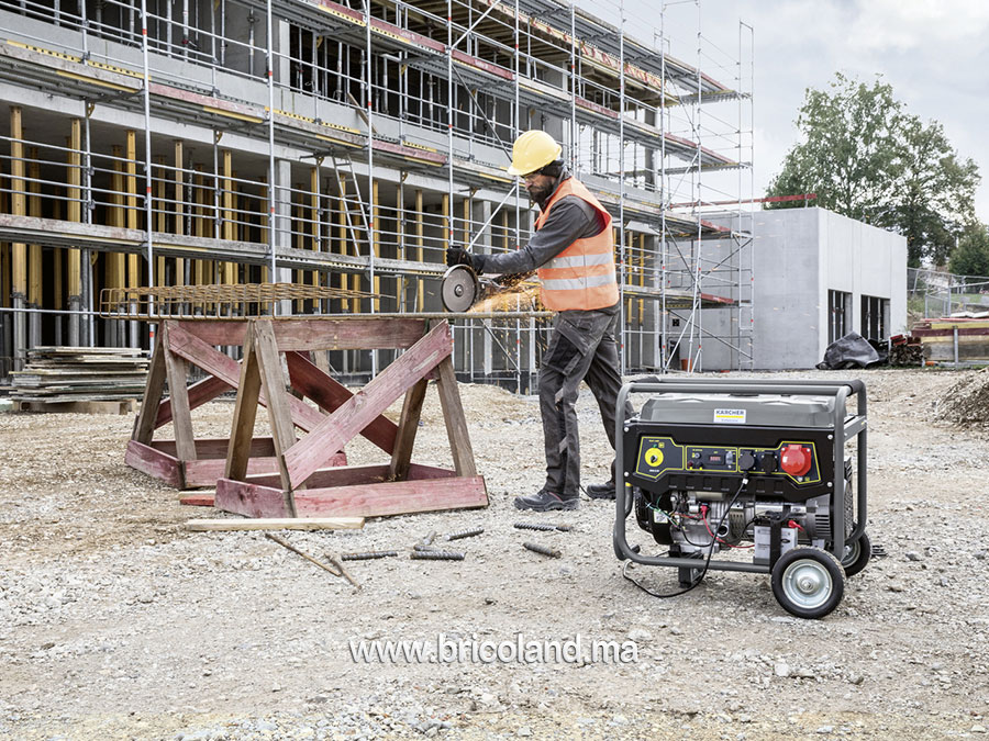 Groupe électrogène essence 8 KVA Triphasé PGG 8/3 - KARCHER-17615
