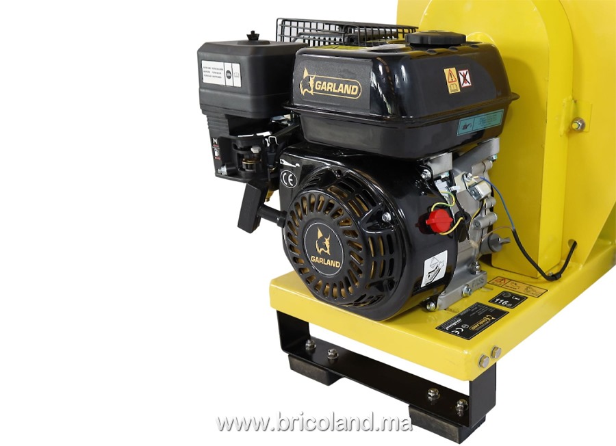 Broyeur de végétaux Thermique 5.2CV 70mm Crummer 820QG GARLAND-17555