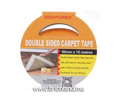 Ruban adhésif double faces pour tapis et moquettes 15m - 50mm - HIGH POWER -thumbnail