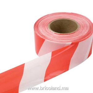 Ruban de signalisation rouge/blanc - 250m-0