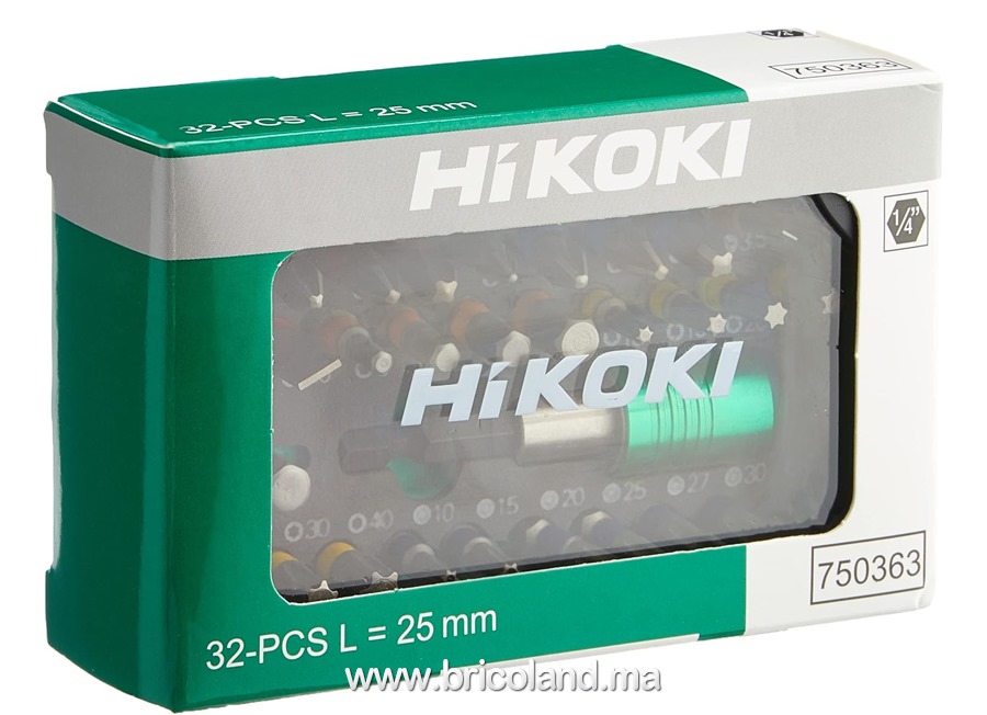 Jeu de 32 embouts 750363 - HIKOKI-17826