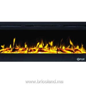 Cheminée électrique encastrable Multicolore - R'PUR-0