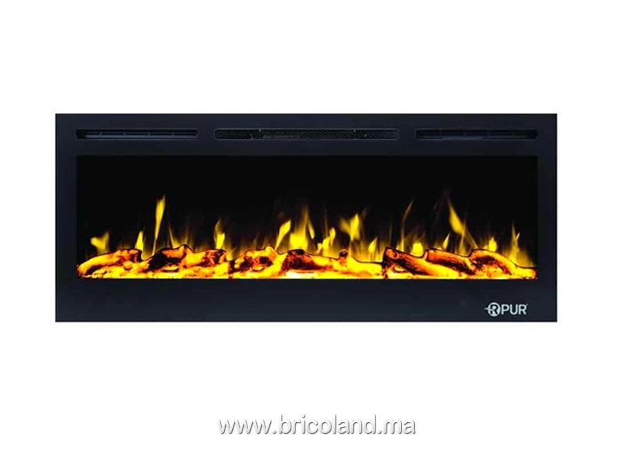 Cheminée électrique encastrable Multicolore - R'PUR-0